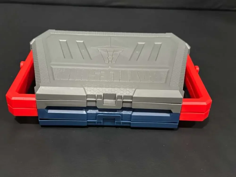 Hasbro Battleship Portable Strategy Board Game with Red and Yellow Pegs